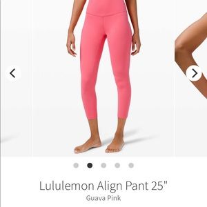 Lululemon guava pink leggings